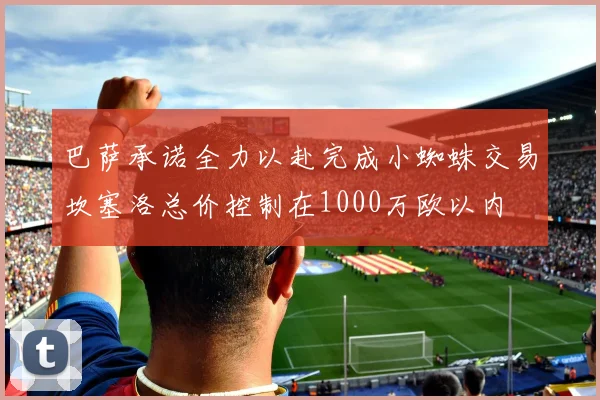 巴萨承诺全力以赴完成小蜘蛛交易坎塞洛总价控制在1000万欧以内